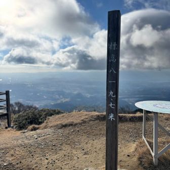 山頂は眺望よろし