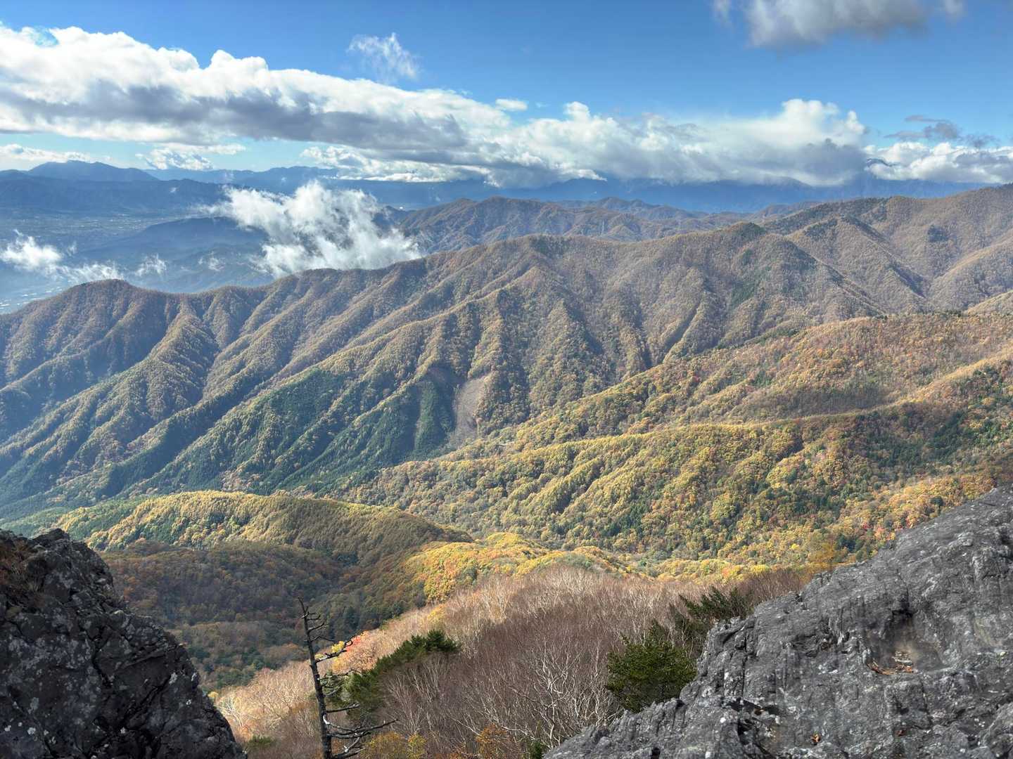 乾徳山 往復コースの写真