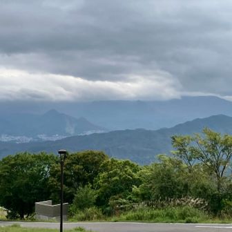 辛うじて札幌岳だけ見える？