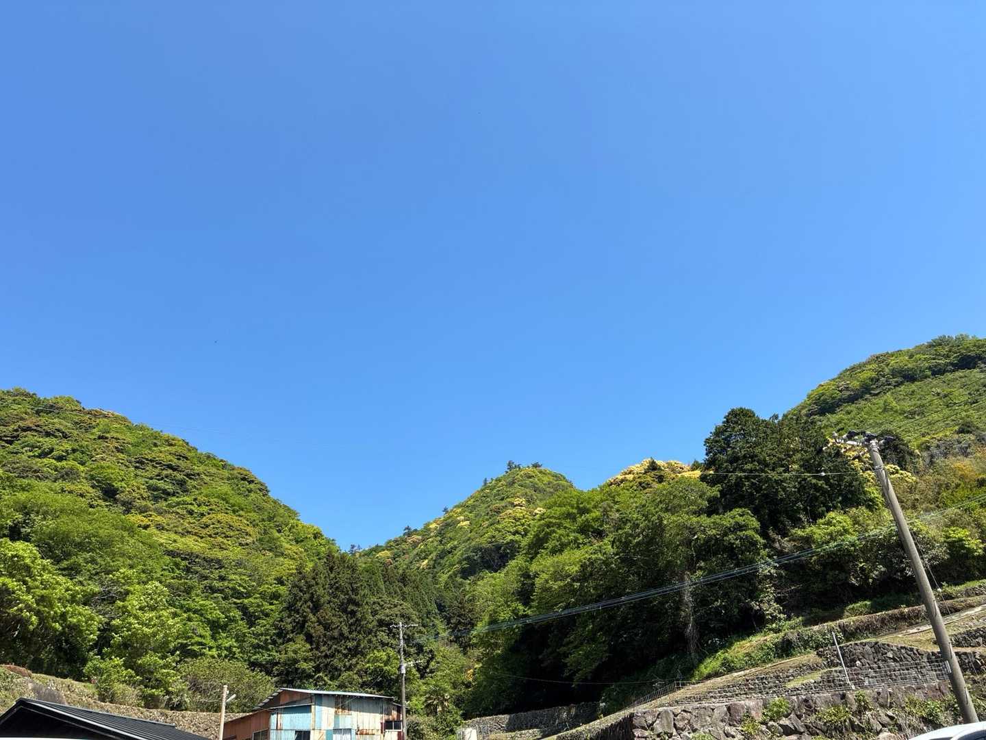 本日の青空に期待😊
