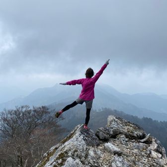 ぼたもち山は眺望が良いので、
美しいシャランラーン✨✨をご披露いただきました👍