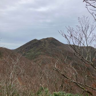 標識が肉眼で見えるんですねー　早く登って雨ひどくならない内に下山しないと