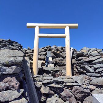 空の青さが美しさを引き立てる