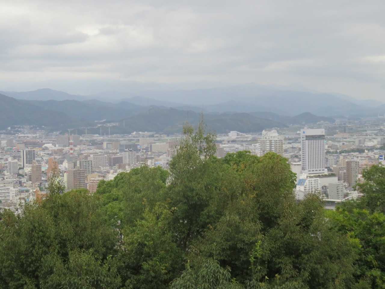 山頂からの景色です