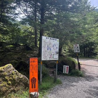 ☃️雪山登山で夏沢鉱泉に宿泊すれば 🅿️🚾駐車場からここ迄送迎し‼︎ これより先は荷物だけ送迎してくれるコースはありがたい‼︎
