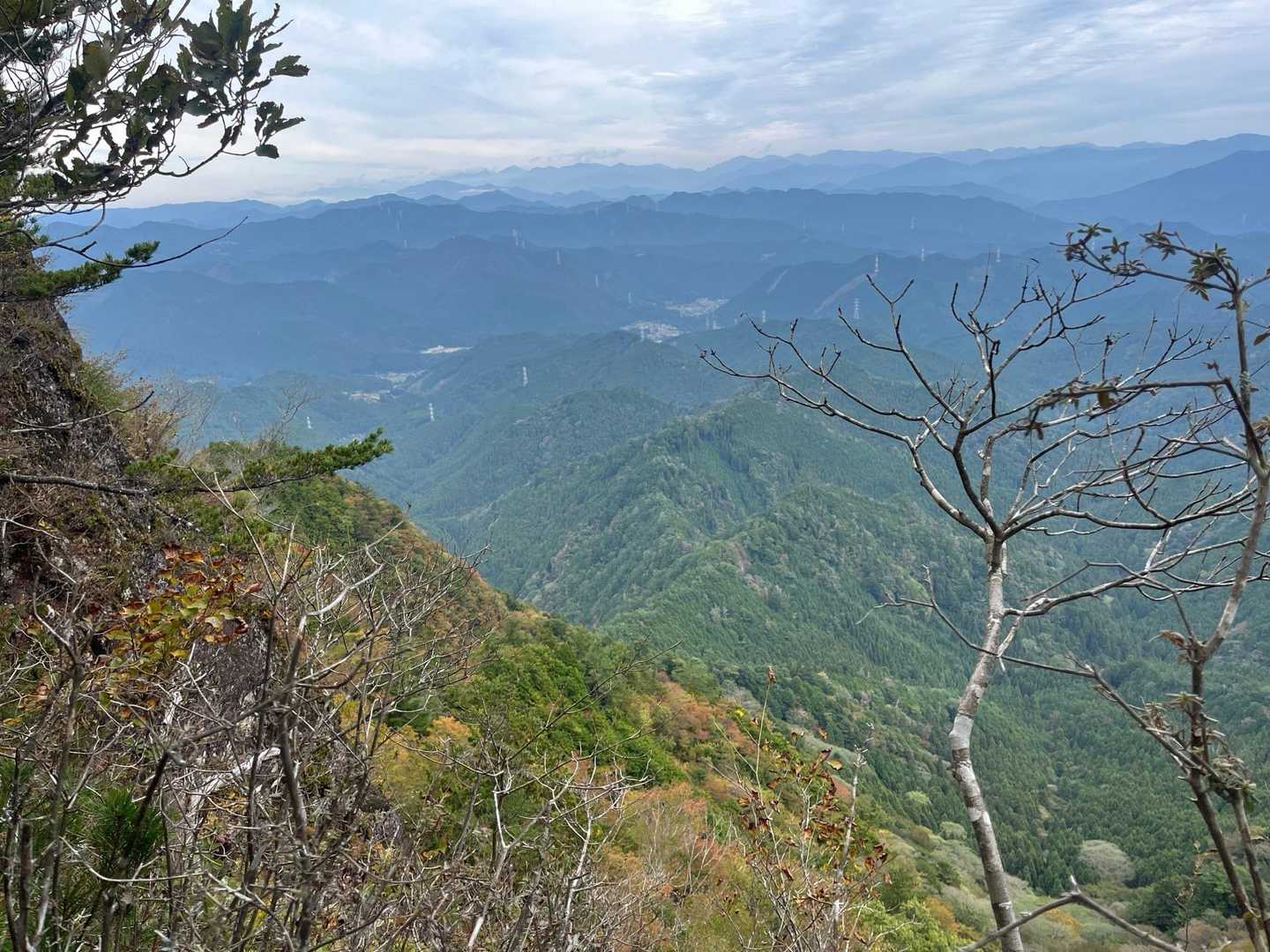 明神山（三ツ瀬明神山） 往復コースの写真