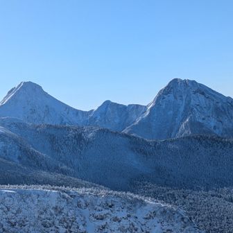 赤岳、中岳、阿弥陀