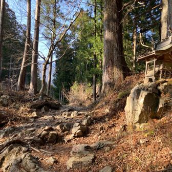 山ノ神で本日の安全のお礼に手を合わせます🙏