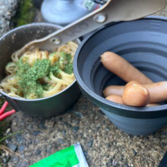 パスタ。ウィンナー。