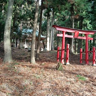 蔵王大権現の神社に到着です。