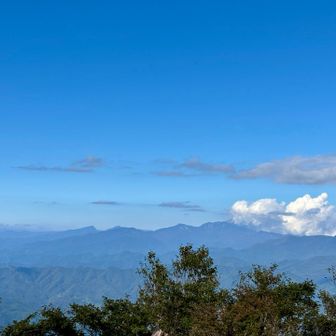 日光連峰は、やや雲隠れ⛰️☁️