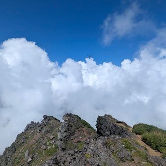 雲がモクモク