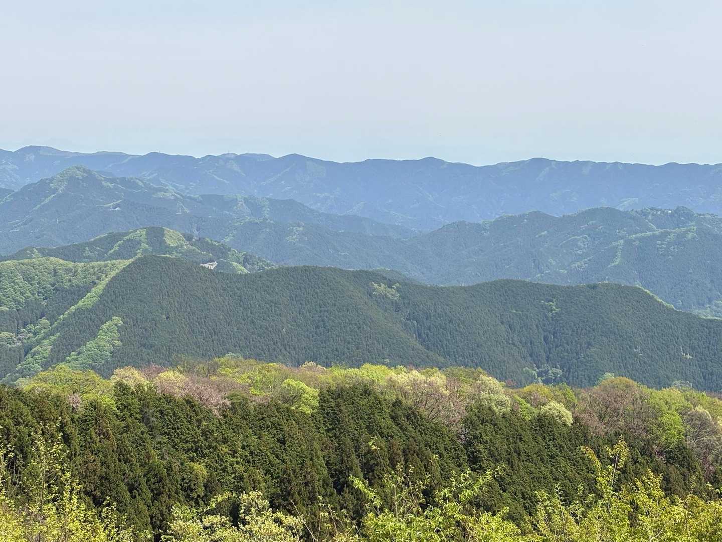 龍泉寺登山口-白谷沢登山口-権次入峠-棒ノ嶺-黒山-逆川ノ 縦走コースの写真