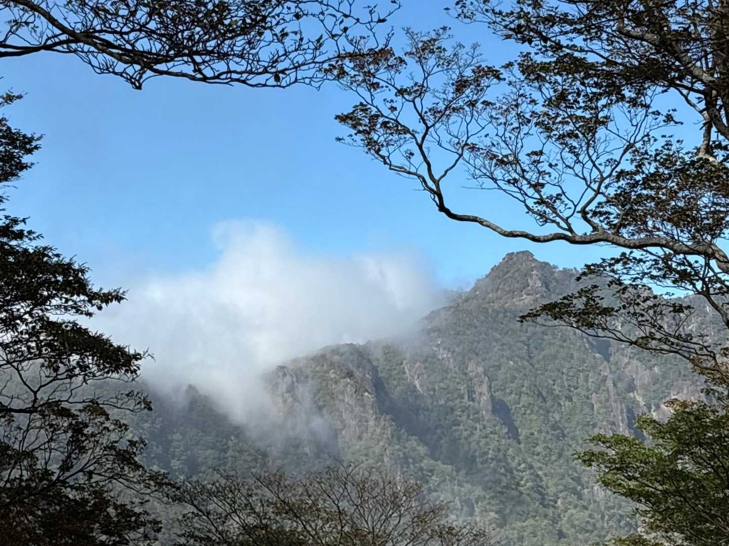 ガス
風が吹いているので、景色が変わりやすい