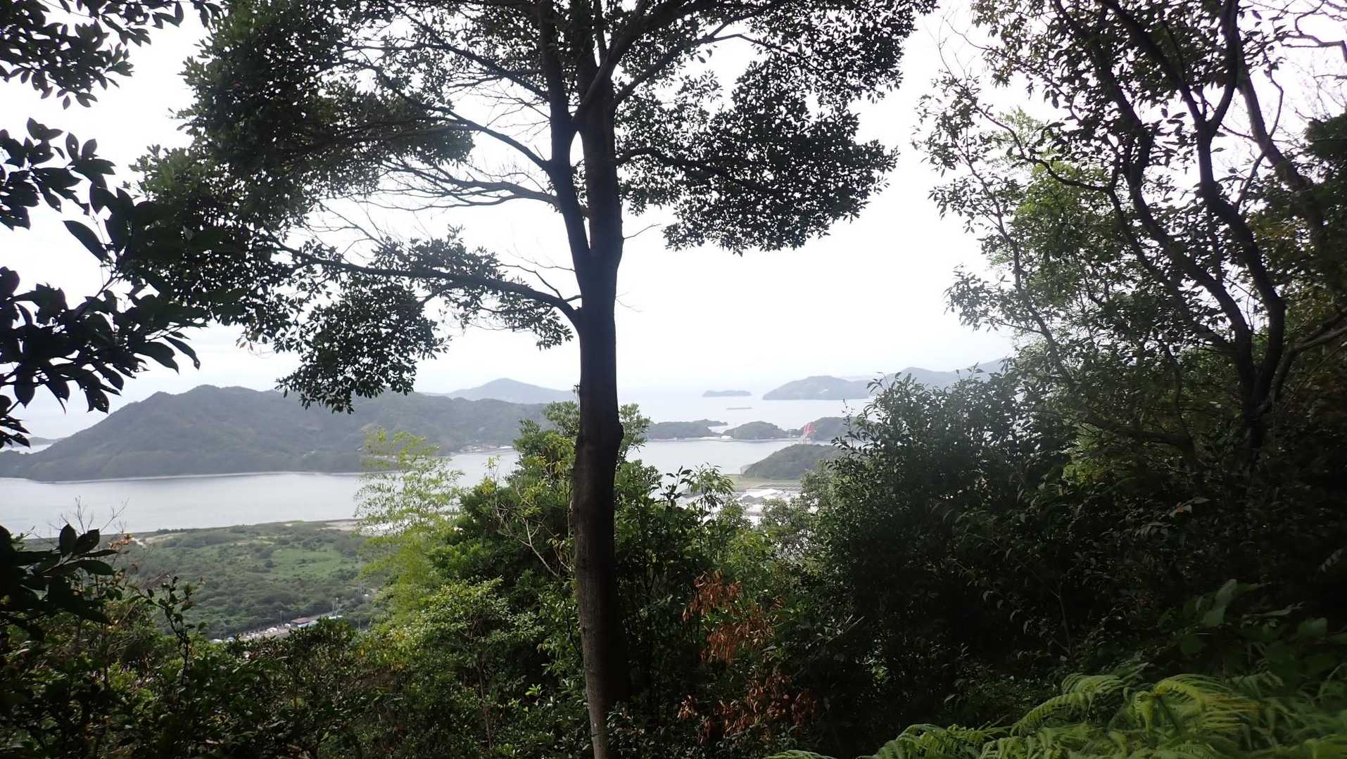 途中の展望所、笠戸島