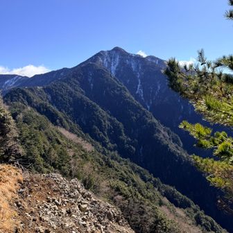 凛々しい池口岳🏔️