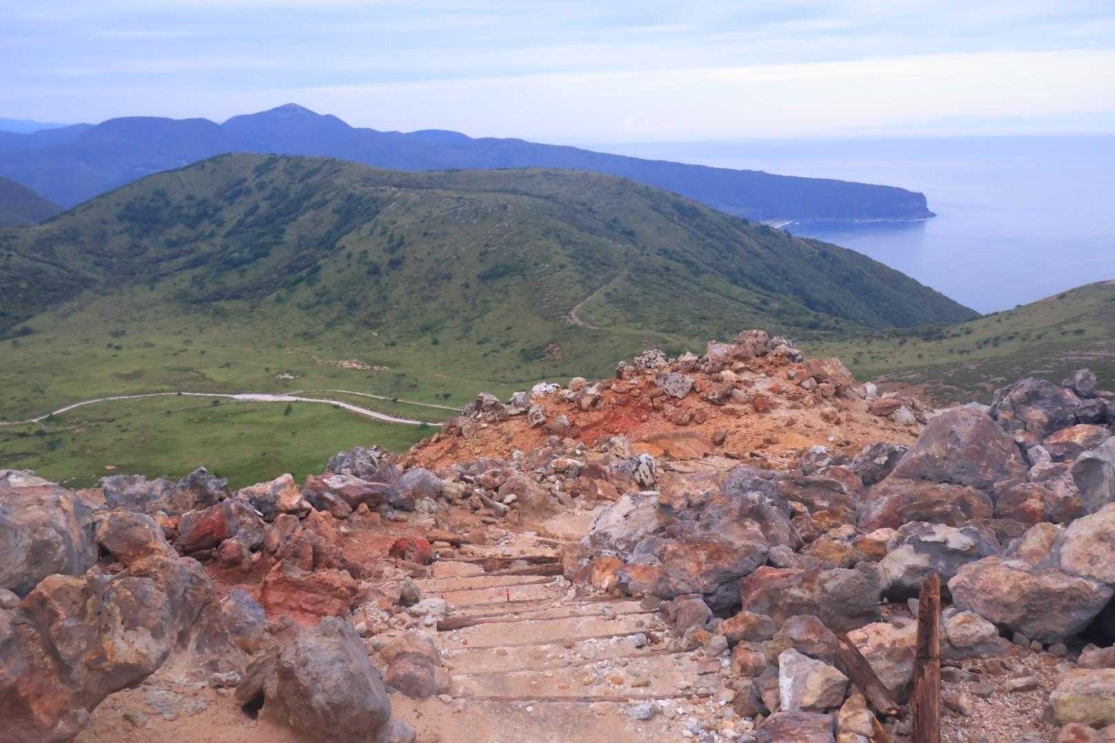 火口原駐車場発着｜津軽海峡のパノラマを味わう恵山 往復コースの写真