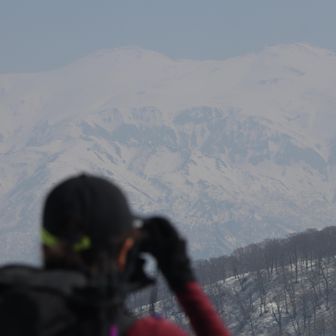 白山を見納めて、