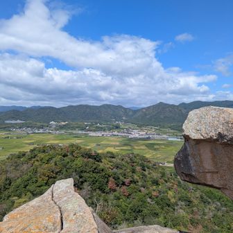 ここでおにぎり🍙食べました。景色いいし美味しかったー