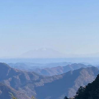 御嶽山が見えた👀