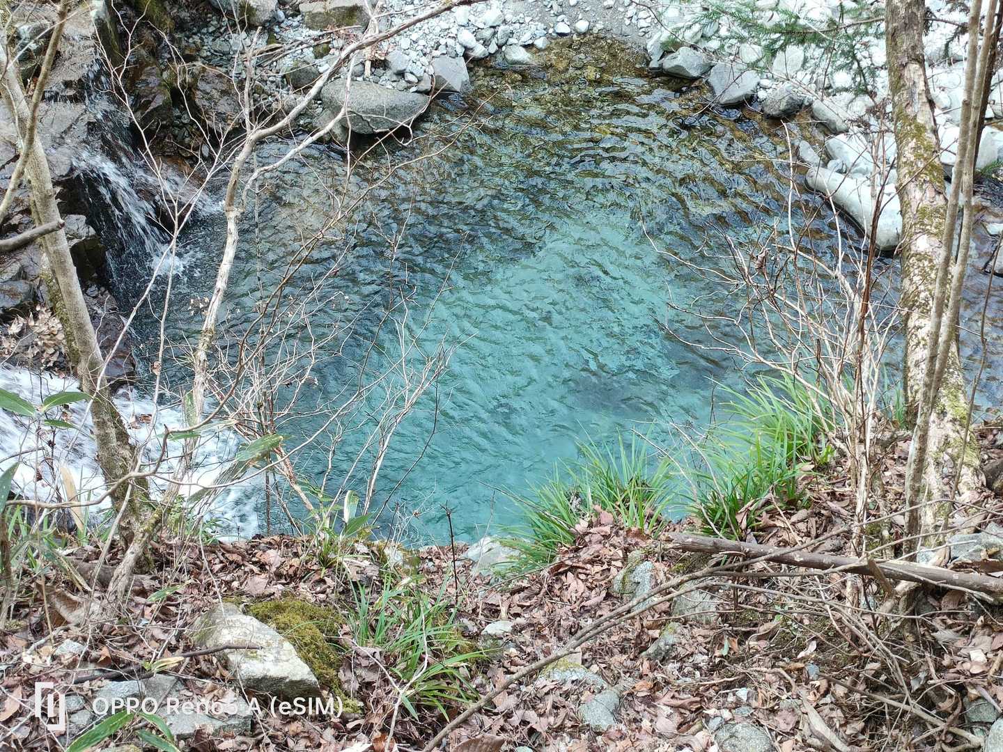 青い水