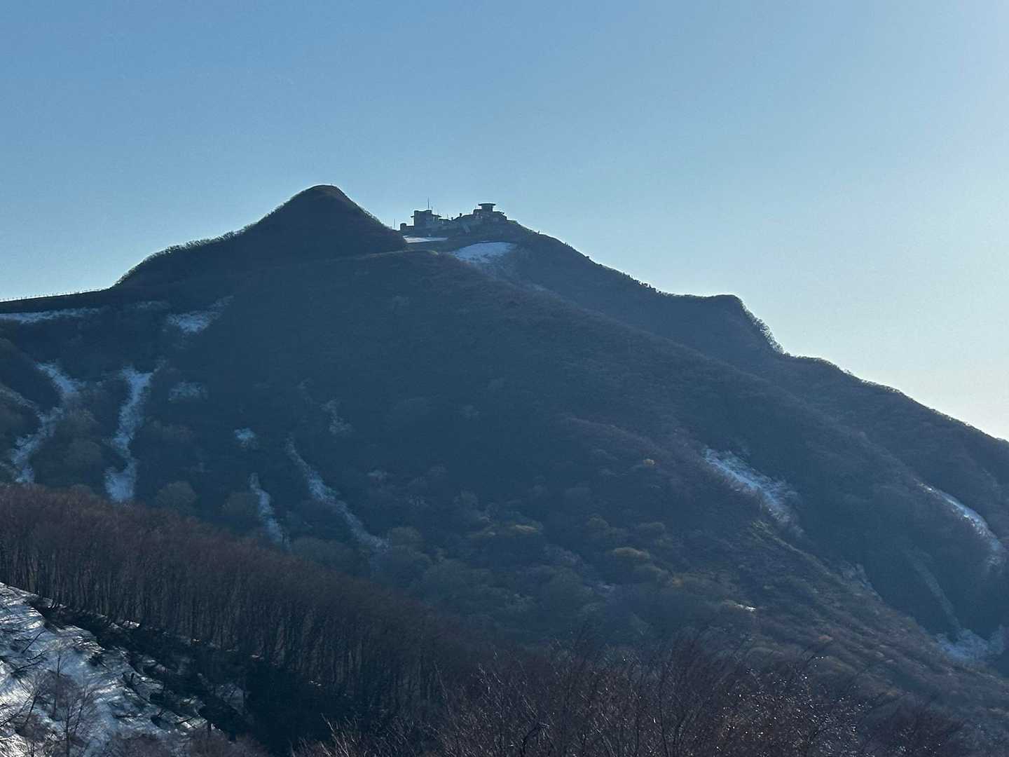 山頂が見えてきた