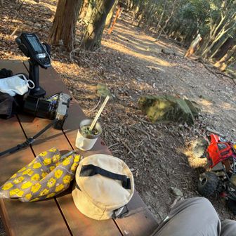 ご飯食べるほどでは無いのですが、せっかくなので、スープだけ飲んで休憩。