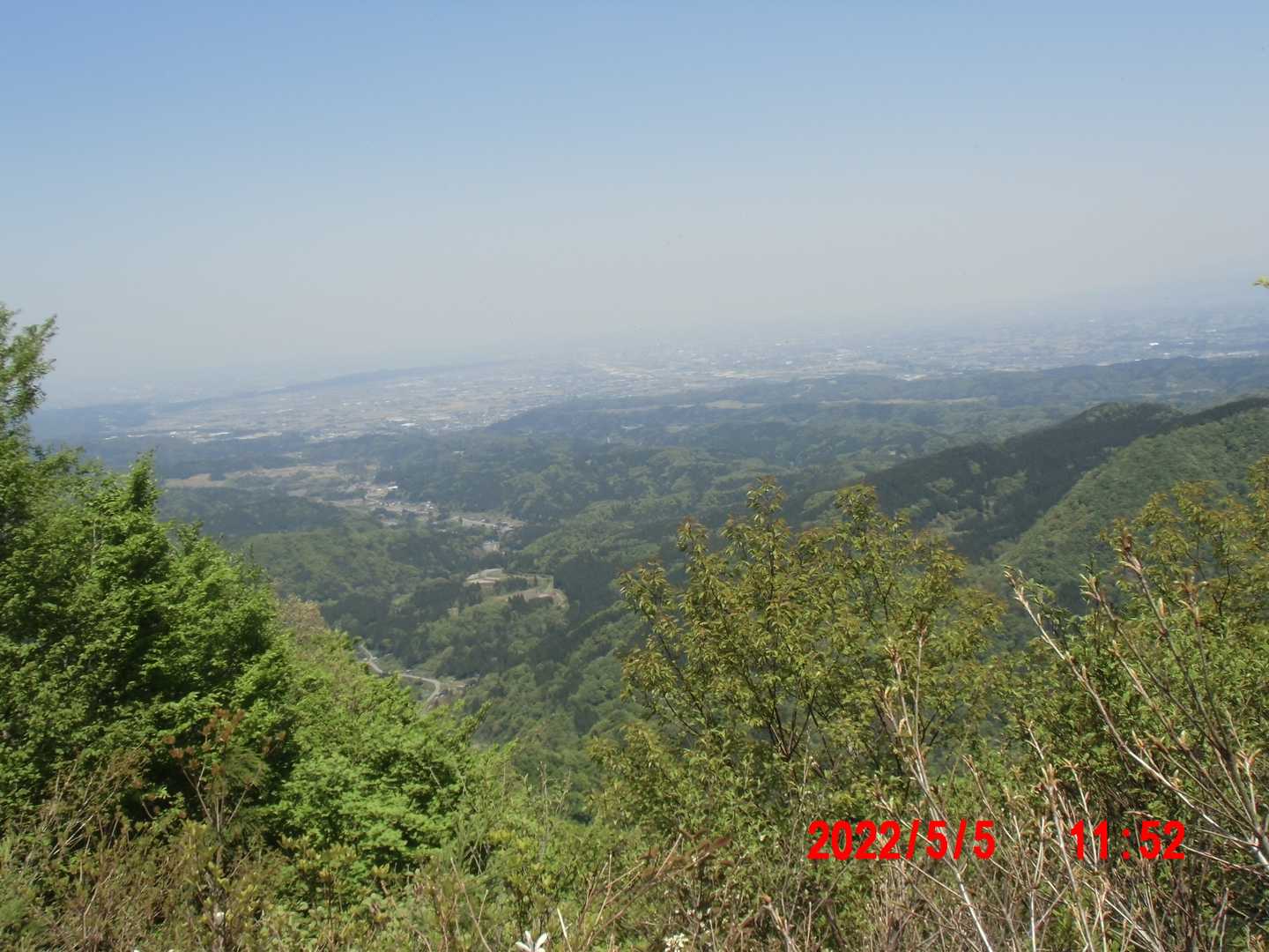 「祖父岳」山頂からの景色