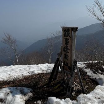 スノーシューで埋まらずに
急登もガシガシ歩けたので、
30分くらい前に出発された先行の方に
ここで追いつけました。

履いてる人間はたいした健脚でもないのに💦、
道具の力は凄い
スノーシュー様々でございます🙏

リフターの使うタイミングに難儀👀
つま先立ち歩きは
体力を奪われる💦

