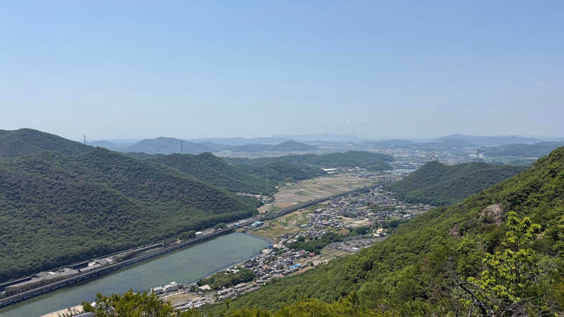 途中の長船町方面
