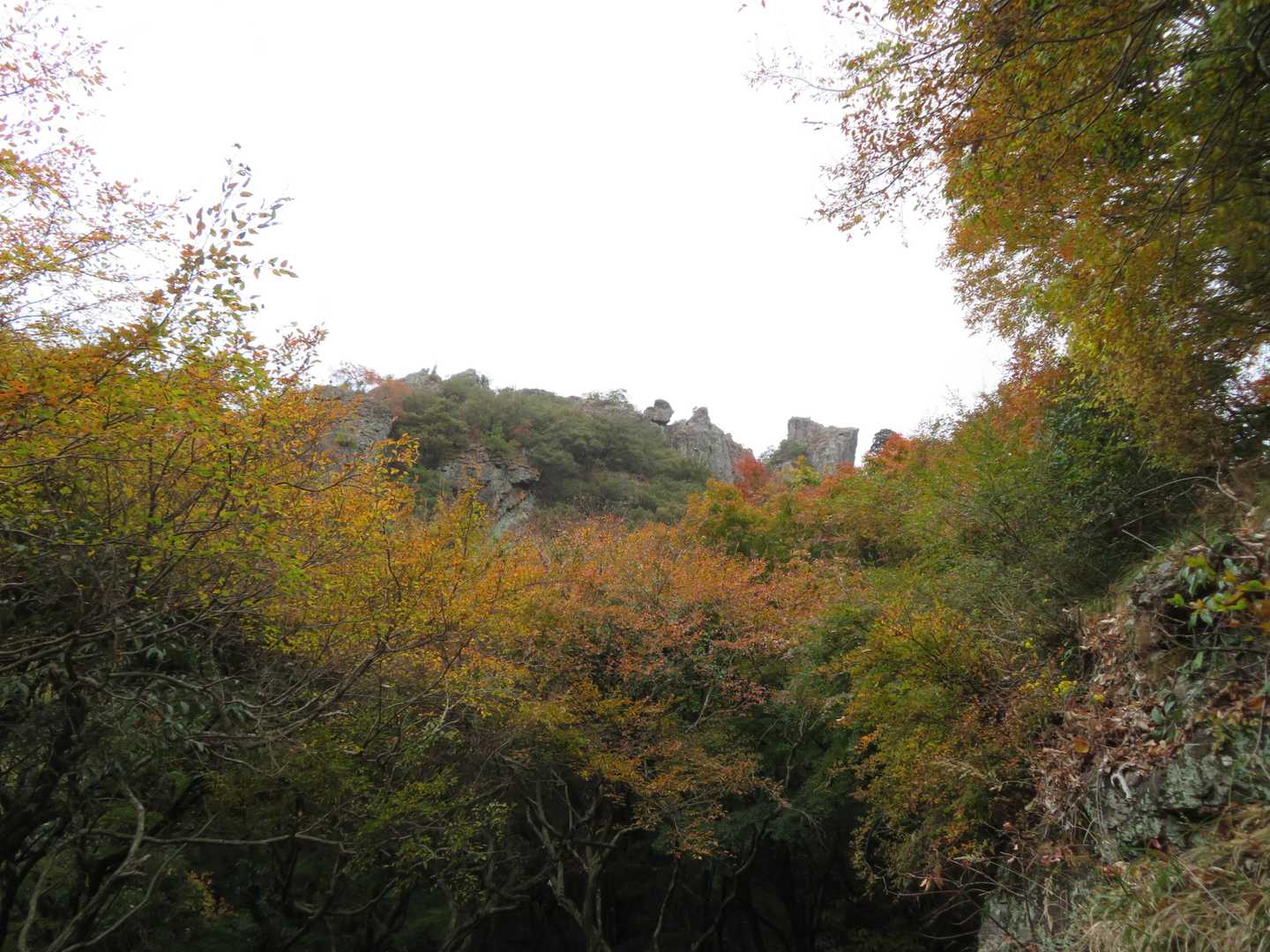 こううん駅登山口-星ヶ城山登り口-阿豆枳島神社-三笠山-阿 縦走コースの写真