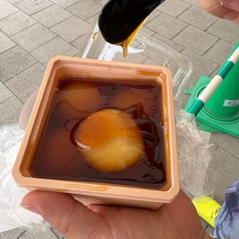 季節限定の冷やしみたらし⚪️🟤
試食もたくさんあってスープ類どれも美味しい。散財💸