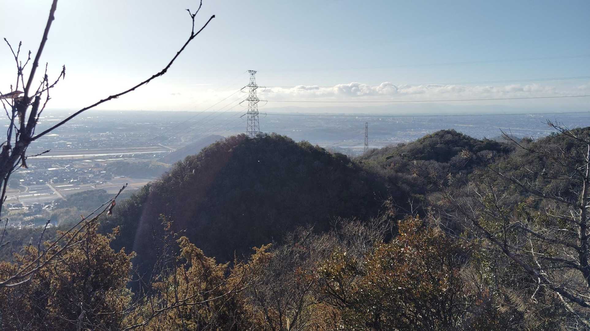 飯盛山方面から愛宕山
