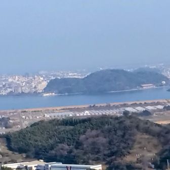 米子城跡と市街‼️♥️