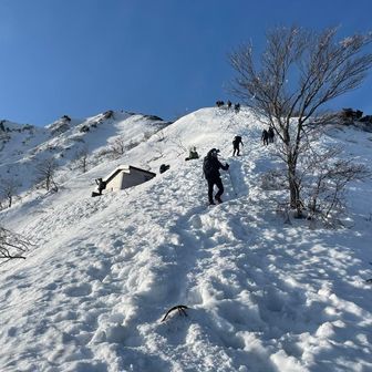 もうすぐ６合小屋。