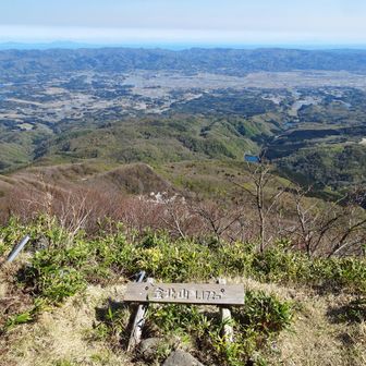 金北山山頂。