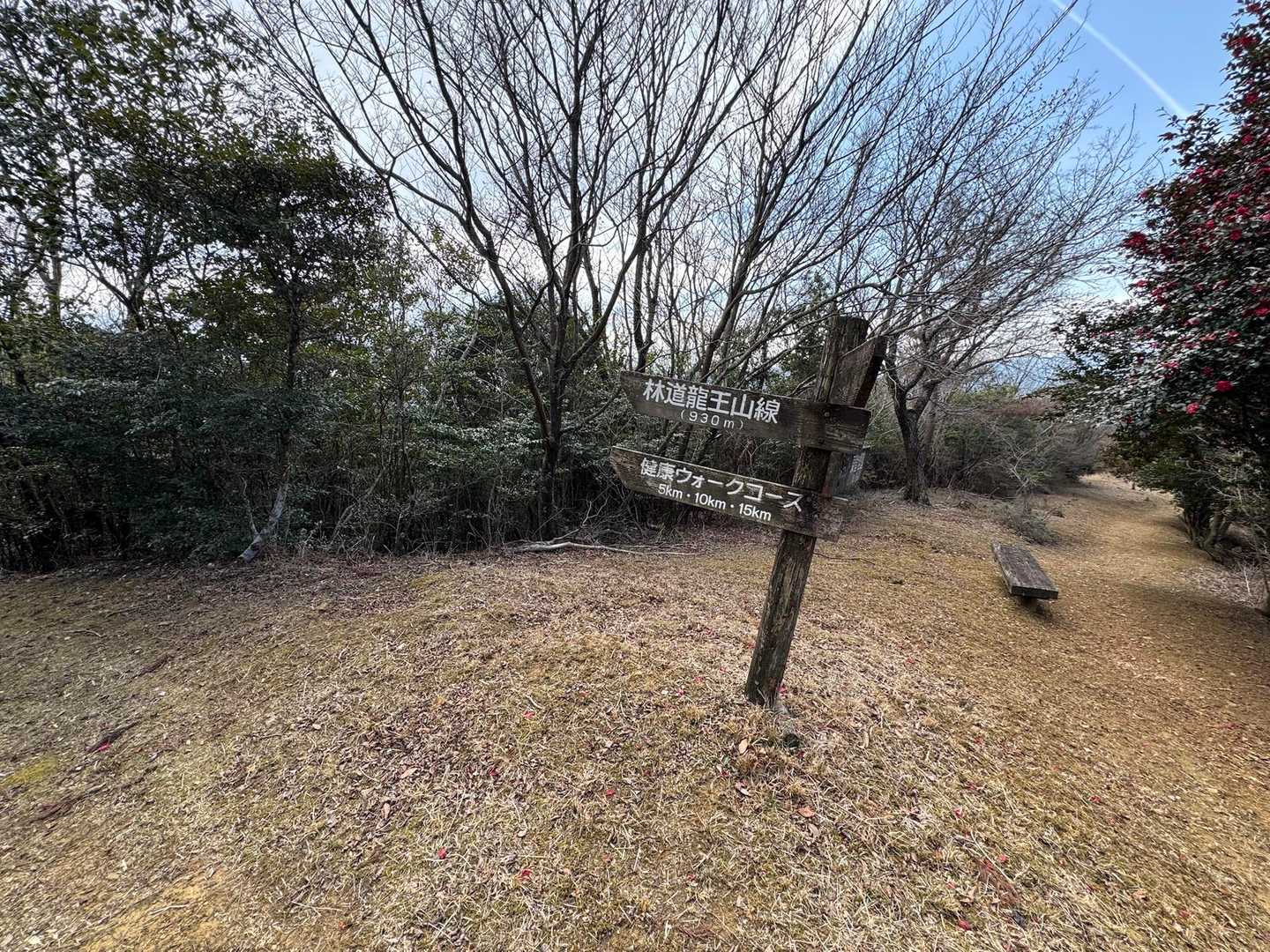 健康ウォークコースを歩きます。
