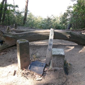 松笠山北峰四等三角点　点名：船ヶ谷３３１．０３ｍ