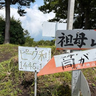 展望台、4等三角点あり。
地図には無かったけれど▲筒が岳
