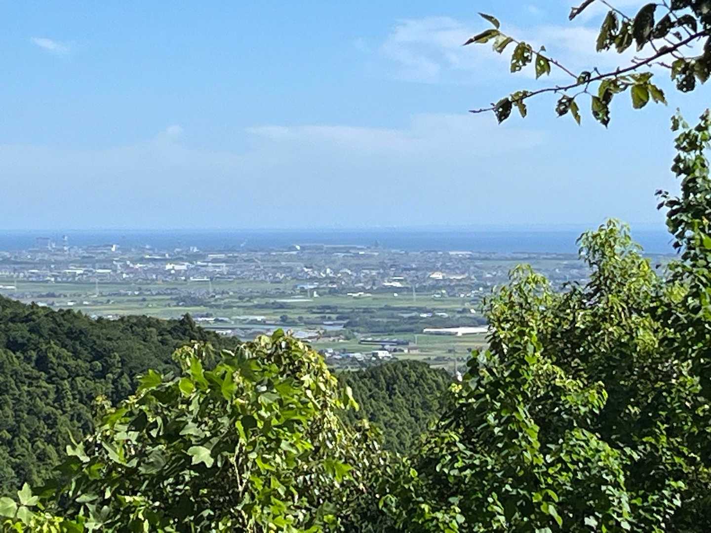 東屋からの景色