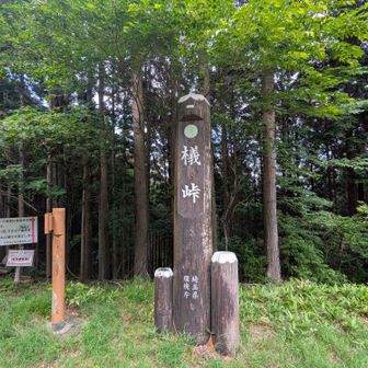 ぶな峠。こんな字初めて見た
