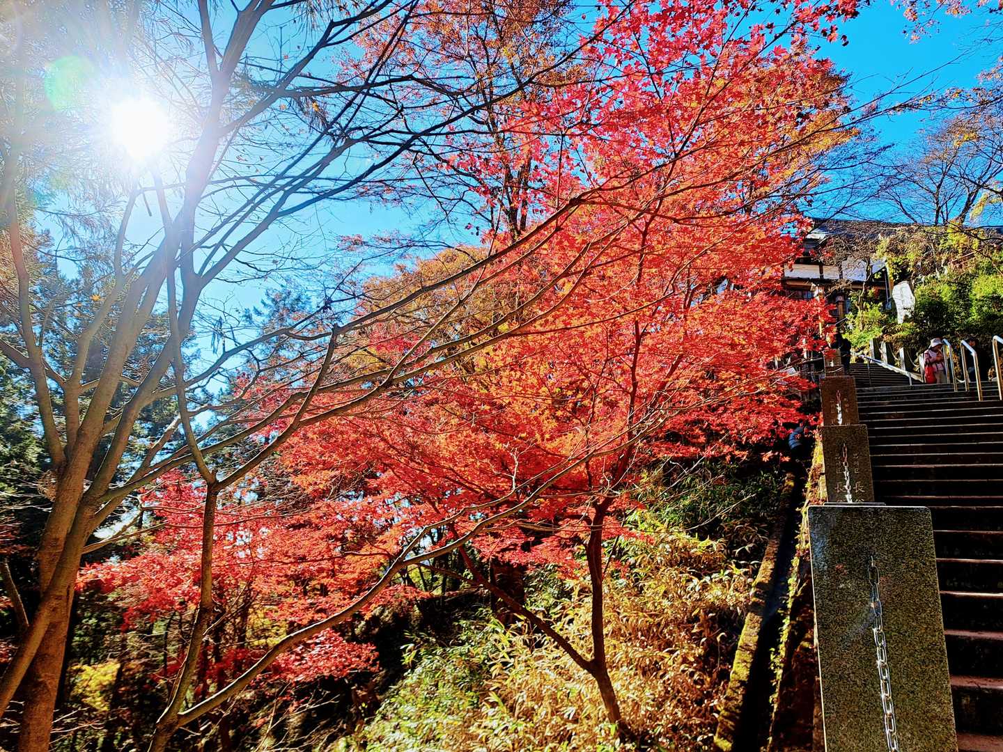 古里駅-大塚山-つるつる温泉バス停 縦走コースの写真