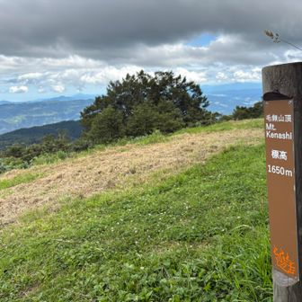 🚩毛無山　1650m✨
つ…疲れた…😭