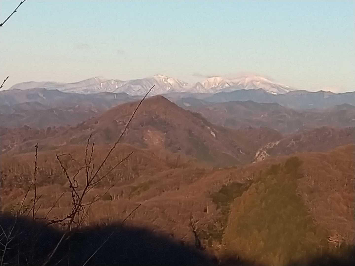 桜峠まで来ました。
赤城山が綺麗に見えました。