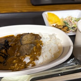 じゃーん、ひるカレー
宿泊すると夜ご飯でいただける
美味い😋