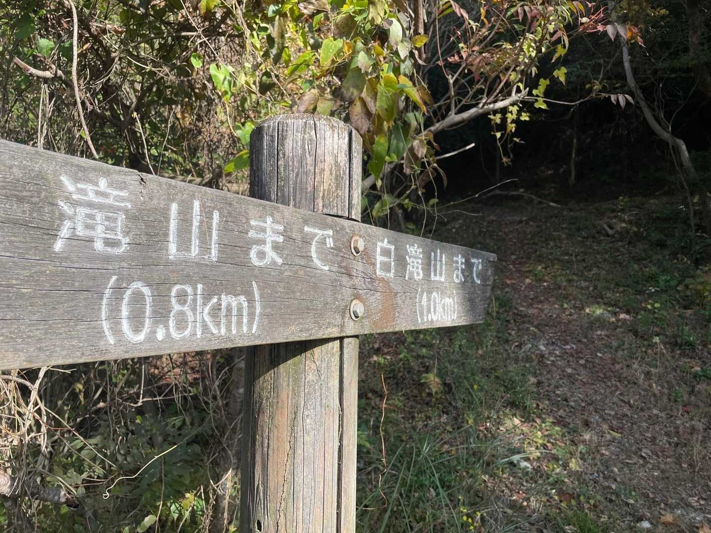 次は白滝山へ