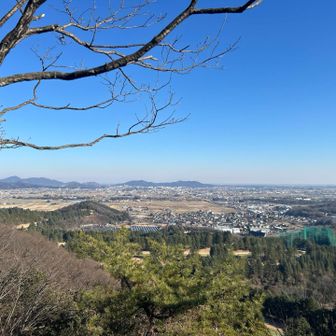 筑波山方面
ほとんどの山頂　展望良いんだよなぁ
こんな里谷アルプスなかなか無いと思う
