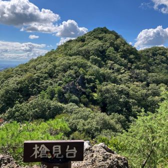 槍見台から大岩山方面👀