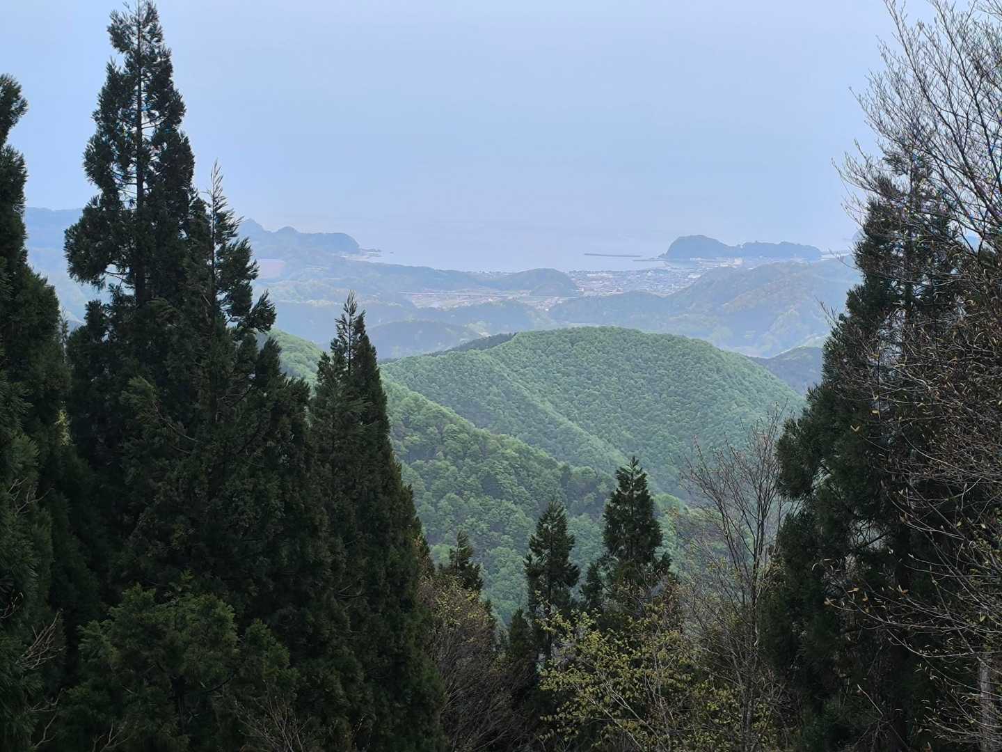 香住の街が見えます