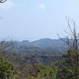 大楠山から、東京湾方面